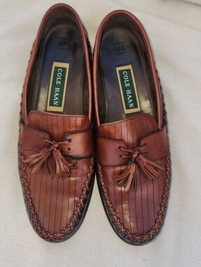 Cole Haan Men’s Brown Leather Tassel Loafers